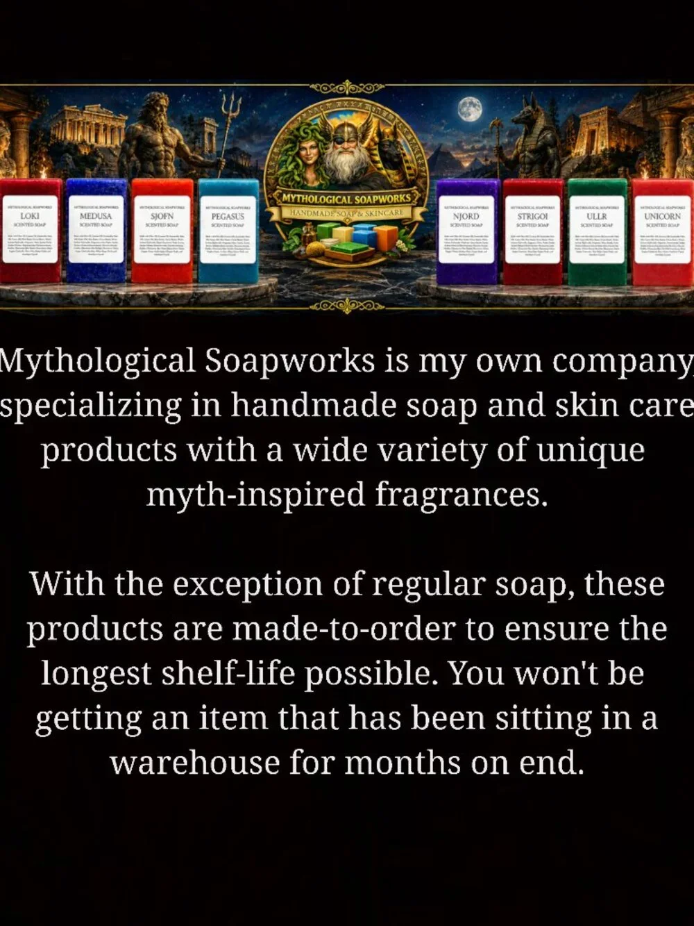 Mythological Soapworks unicorn fragrance